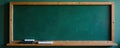 Empty chalkboard, simple wood frame, ready for message, chalkboard, clean, rustic