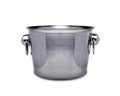 Empty champagne ice bucket Royalty Free Stock Photo