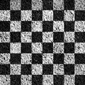 Empty chessboard on the asphalt. Sport. Competitions. Chess Background Education Sports b