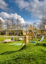 Empty childeren playground Royalty Free Stock Photo