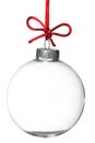 Empty Christmas ornament Royalty Free Stock Photo