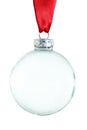 Empty Christmas ornament Royalty Free Stock Photo