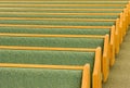 Empty Church Pews Royalty Free Stock Photo