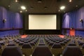 Empty cinema auditorium