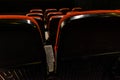 Empty Cinema Interior View Royalty Free Stock Photo