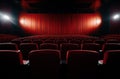 empty cinema seats cinema Royalty Free Stock Photo