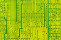 Empty circuit board, pcb printed technology,  background macro Royalty Free Stock Photo