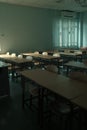 Empty class room Covid-19