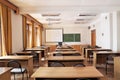 Empty classroom Royalty Free Stock Photo