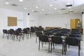 Empty classroom with chairs. Conference room. Back to school. Education Royalty Free Stock Photo