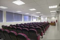 Empty classroom with chairs. Conference room. Back to school. Ho Royalty Free Stock Photo