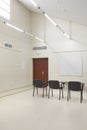 Empty classroom with chairs. Conference room. Back to school Royalty Free Stock Photo