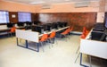 Empty Classroom at Computer Skills Training Center in Africa