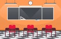 Empty Classroom Education Elementary High School Class Nobody Illustration Royalty Free Stock Photo