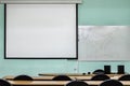 Empty classroom preparing for education Royalty Free Stock Photo