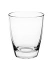 Empty clean drinking glass cup isolated on white background. With clipping path Royalty Free Stock Photo