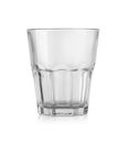 Empty and clean whiskey glass isolated Royalty Free Stock Photo