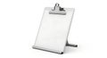Empty clipboards standing upright on a flat surface Royalty Free Stock Photo