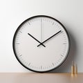 Empty Clock Mockup Generation Keywords