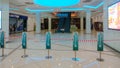 Empty closed mall and cinema therein in Moscow during COVID-19 quarantine