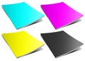 Empty cmyk magazine Royalty Free Stock Photo