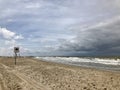 Landscape picture from the North sea.