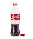 Empty Coca Cola, plastic bottles