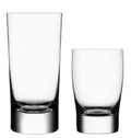 Empty cocktail glasses