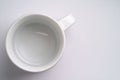 Empty coffee cup Royalty Free Stock Photo