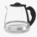 Empty coffee pot isolated on white. 3D illustration