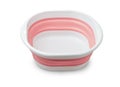 Empty collapsible silicone bowl