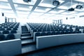 Empty college lecture hall with chairs Royalty Free Stock Photo