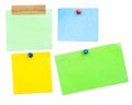 Empty color notes Royalty Free Stock Photo