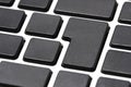 Empty Computer keyboard Royalty Free Stock Photo