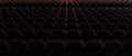 Empty concert hall, no visitors event 3D illustration