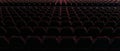 Empty concert hall, no visitors event 3D illustration Royalty Free Stock Photo