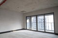 Empty concrete room