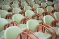 Empty conference chairs in row at a business room Royalty Free Stock Photo