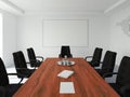 Empty conference room