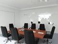 Empty conference room