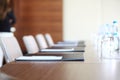 Empty conference room before meeting Royalty Free Stock Photo