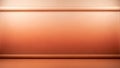 Empty Copper Room with Soft Lighting and Subtle Gradient Royalty Free Stock Photo
