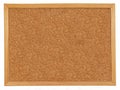 Empty cork board