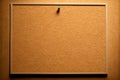 Empty corkboard or pinboard or bulletin board, cork background, Generative AI