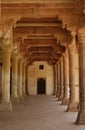 Empty corridor in an abandoned Amber Fort. India