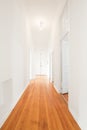 Empty corridor in newly renovated aparment - interior