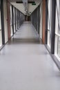 Empty corridor perspective Royalty Free Stock Photo