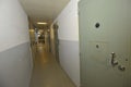 The empty corridor of a prison Royalty Free Stock Photo