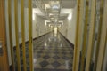 the empty corridor of a prison Royalty Free Stock Photo