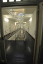 the empty corridor of a prison Royalty Free Stock Photo